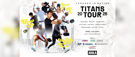 JOOLA Titans Tour Lands in Kuala Lumpur with Agassi, Ben Johns and Global Pickleball Stars