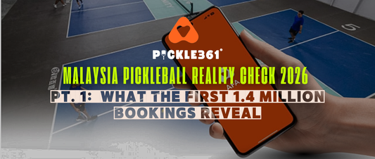 Malaysia Pickleball Was Never Sudden: What the First 1.4 Million Bookings Reveal