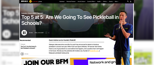 BFM Exclusive: Andrew Lee on the Bold Push to Put Pickleball in Every School
