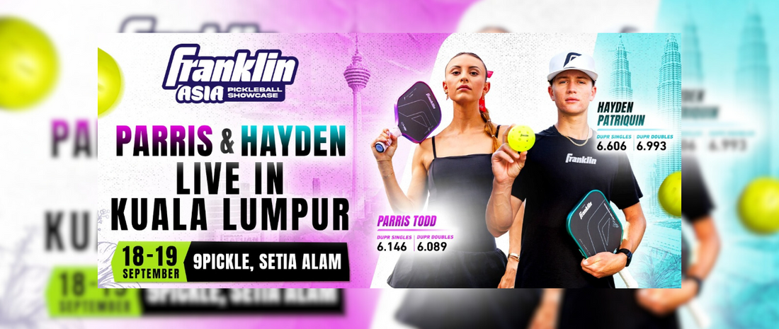 Franklin Asia Showcase Brings Pickleball Stars Parris Todd and Hayden Patriquin to Malaysia