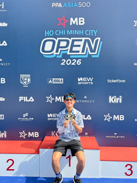 Rex Thais celebrates double gold in Doubles and Mixed Doubles at a PPA event in Vietnam