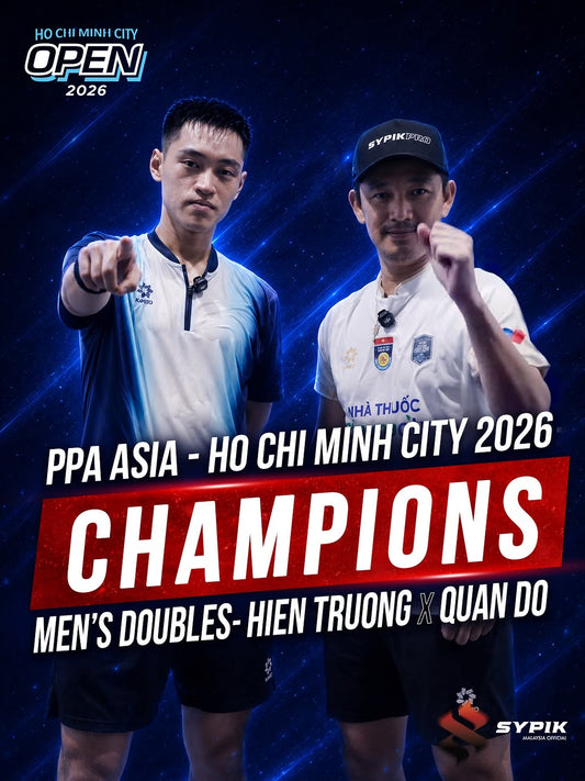 Truong Vinh Hien and Quan Do celebrate Doubles gold at PPA Ho Chi Minh City 2026, sponsored by Sypik Malaysia