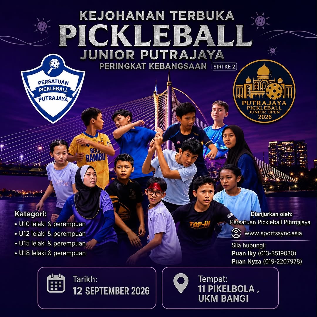 Putrajaya Pickleball Junior Open 2026, Series 2, national level.