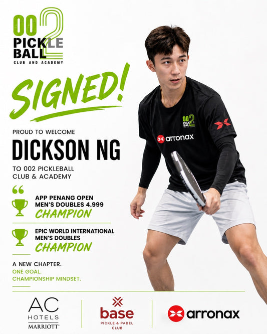 Dickson Ng's signing announcement.