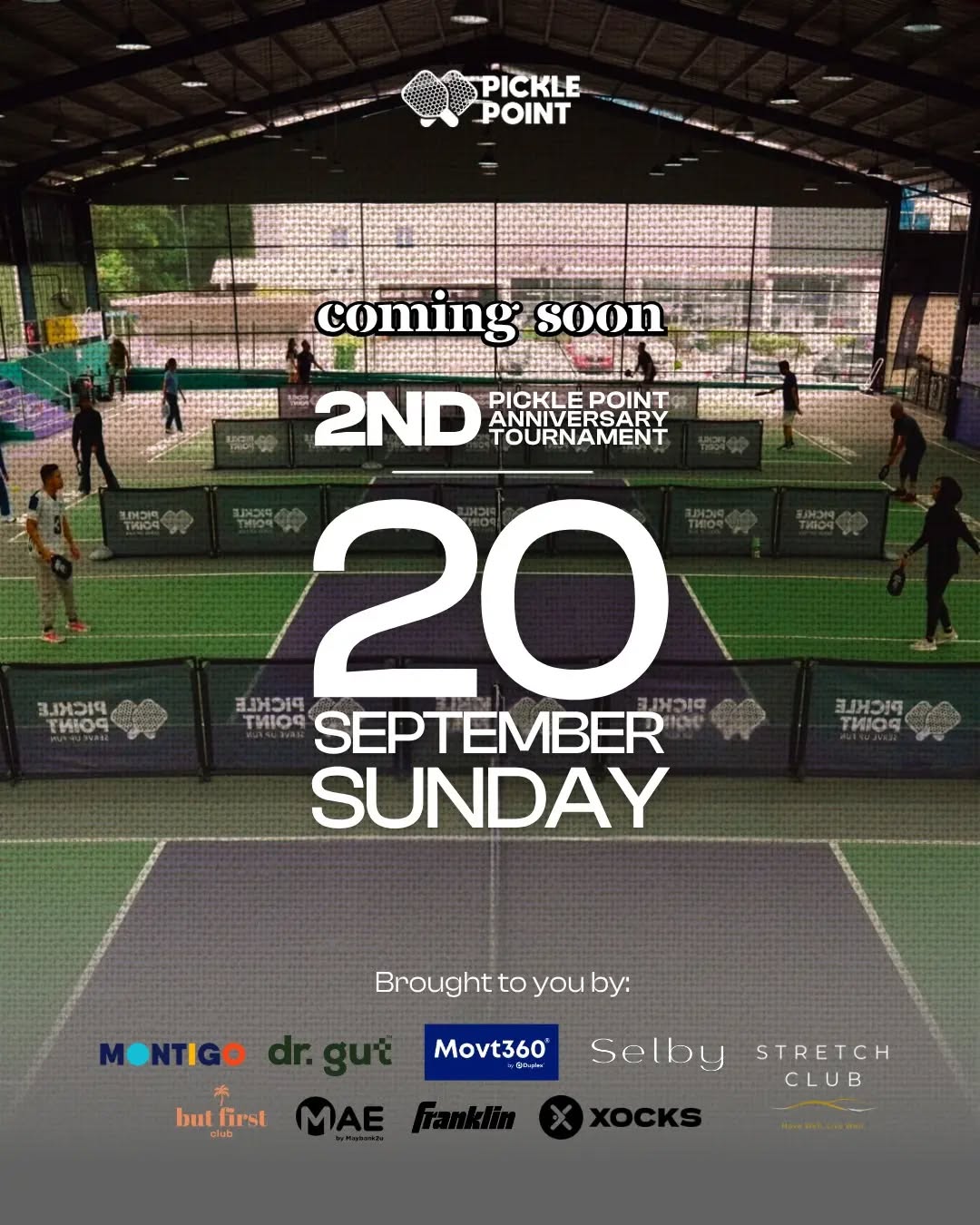 Pickle Point's 2nd Anniversary Tournament, 20 Sep 2026.
