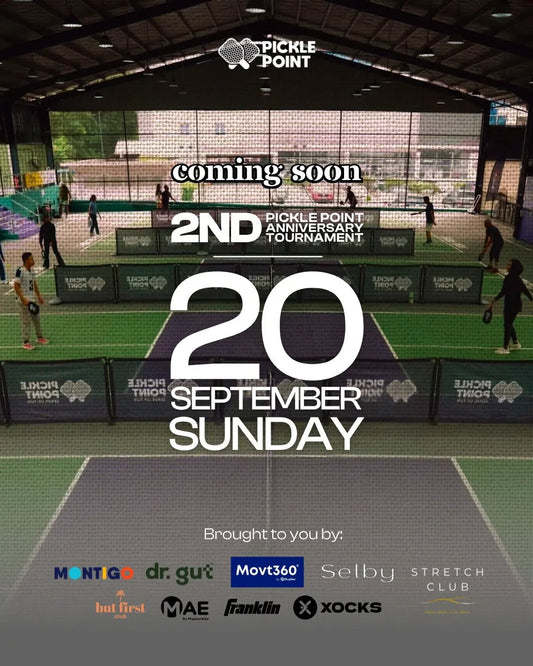 Pickle Point's 2nd Anniversary Tournament, 20 Sep 2026.