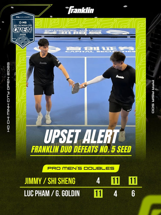 Franklin duo Jimmy Liong and Shi Sheng defeat the No. 5 seed.