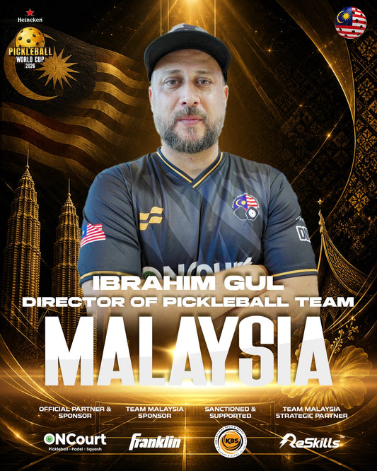 Ibrahim Gul, founder of OnCourt Malaysia, was introduced as Director of Pickleball Team Malaysia.