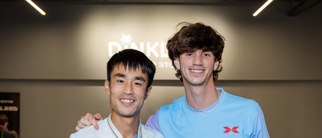 Wong Hongkit and Zane Ford, Arronax's two signed KVL005 players, at the paddle's Kuala Lumpur launch