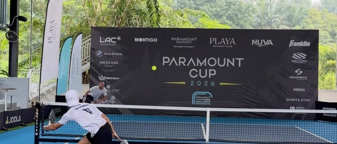 Gareth Lim of Team PPC in the Men's Singles Open quarterfinals at the Paramount Cup.