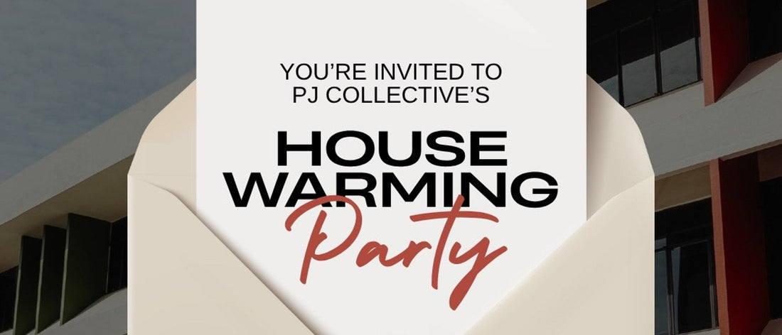 The official invitation for the Housewarming Party.