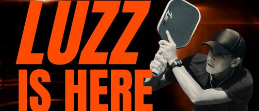Pickle Addicts' Luzz booth announcement for the Vrew by Lenmis Pickleball Championship 2026