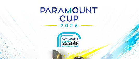 Paramount Cup 2026 poster, 22 to 25 Oct at PLAYA Racquet Club, PARC Subang.