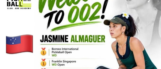 Jasmine Almaguer, in the club's welcome graphic listing her results.