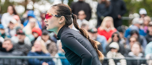 Alix Truong, on court in Virginia Beach.