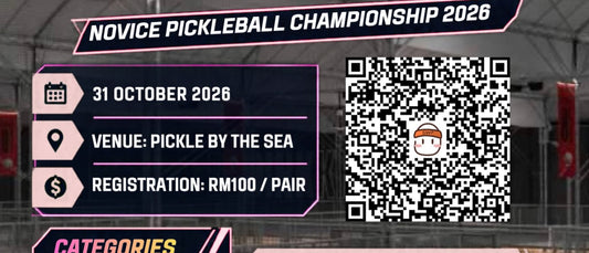 The Fresh Start Novice Pickleball Championship 2026 poster, shared by Sports We Play.