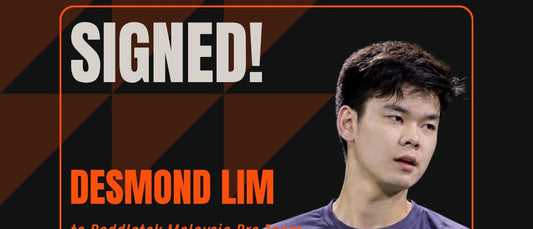 Desmond Lim, signed to the Paddletek Malaysia Pro Team