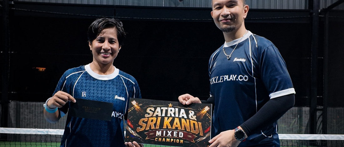 Satria and Sri Kandi Mixed Champion board