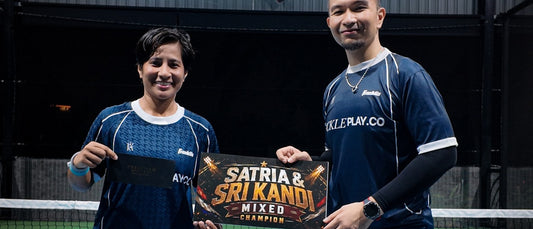 Satria and Sri Kandi Mixed Champion board