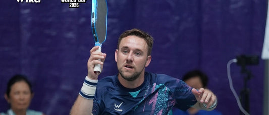 Patrick Kawka in action at the Pickleball World Cup 2026 for Wika Pickleball