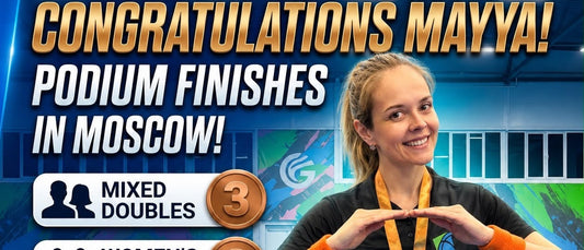 Kasaca Sports congratulates Mayya on two bronze medals in Moscow, Mixed Doubles and Women's Doubles