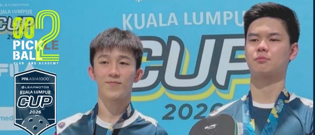 Dickson Ng and Desmond Lim, Men's Doubles champions at the Leapmotor Kuala Lumpur Cup