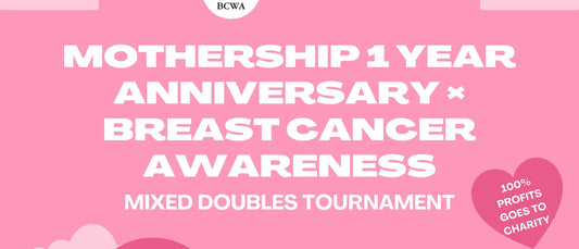 Mothership Pickleball's Play for a Purpose 1st Anniversary charity tournament poster