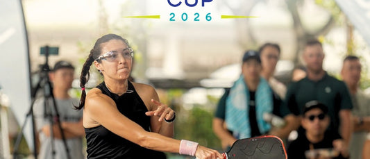 A player in action at Paramount Cup 2026, PLAYA Racquet Club