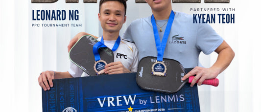 Leonard Ng and Kyean Teoh, PPC Tournament Team, bronze at the VREW by LENMIS Pickleball Championship 2026