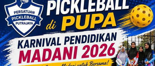 Pickleball di PUPA, Karnival Pendidikan Madani 2026 official programme poster