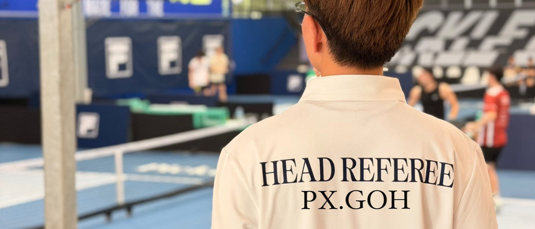 PX Goh, Head Referee, on court