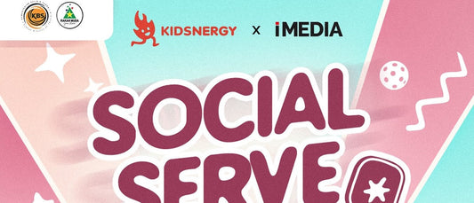 Social Serve Kidsnergy tournament poster, running 16-18 Oct at Playa Racquet Club