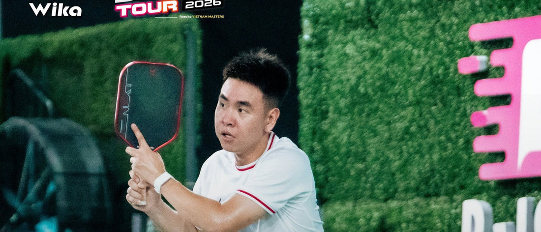 Wika's Dac Tien celebrates his upset win over the World Cup champion